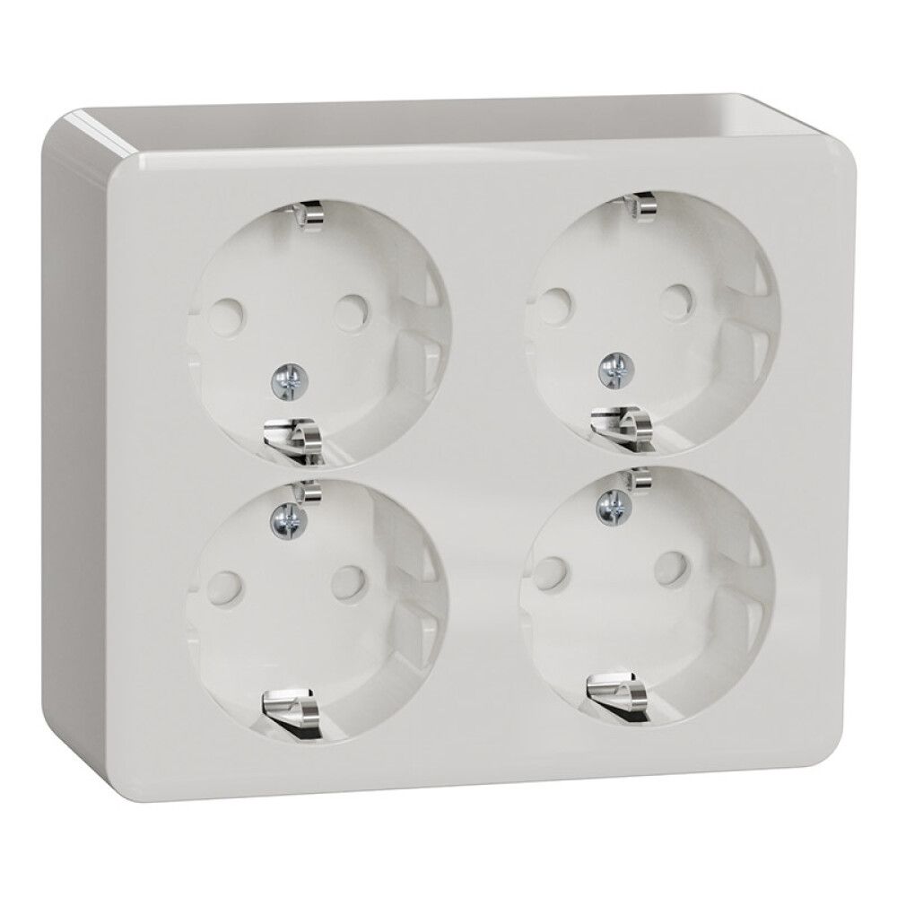 Pistorasia 4-os Schneider Electric Exxact Pinta-asennus