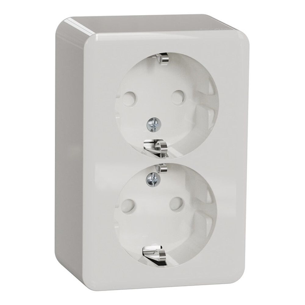 Pistorasia 2-os Schneider Electric Exxact Pinta-asennus