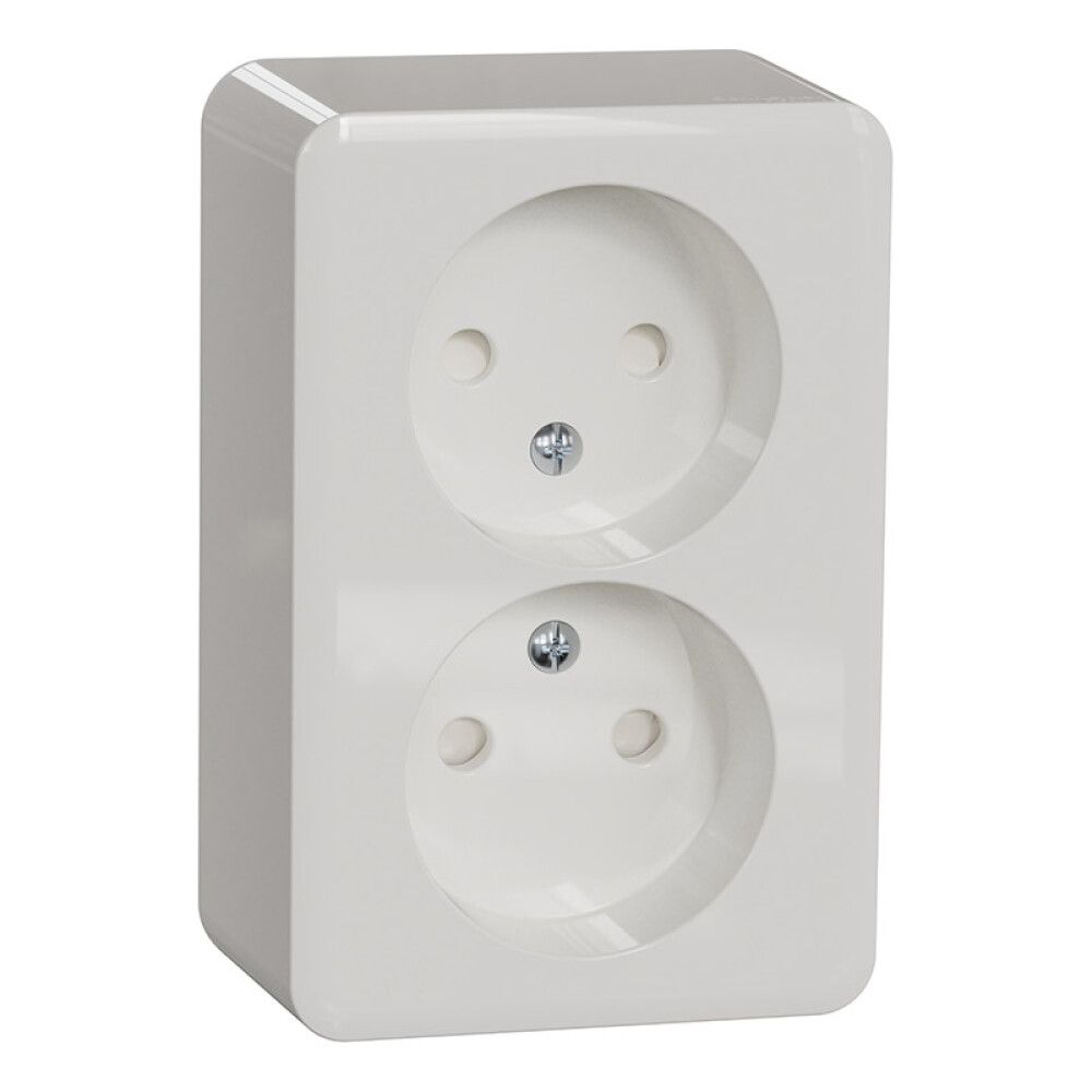 Pistorasia 2-os Schneider Electric Exxact Pinta-asennus