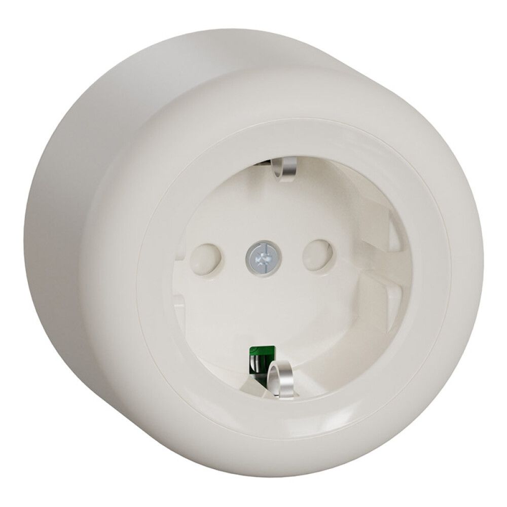 Pintapistorasia Schneider Electric Renova 1-os Ruuviliitos Valkoinen