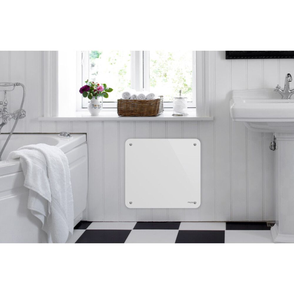 Lasilämmitin Termo ECO 600 W valkoinen 54 x 4,9 x 42,5 cm