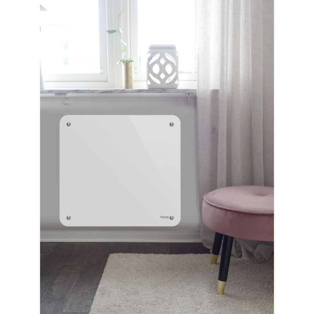 Lasilämmitin Termo ECO 600 W valkoinen 54 x 4,9 x 42,5 cm