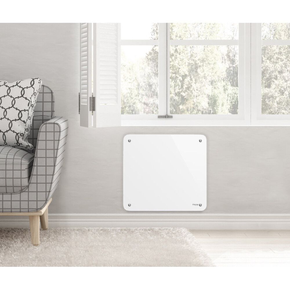 Lasilämmitin Termo ECO 600 W valkoinen 54 x 4,9 x 42,5 cm