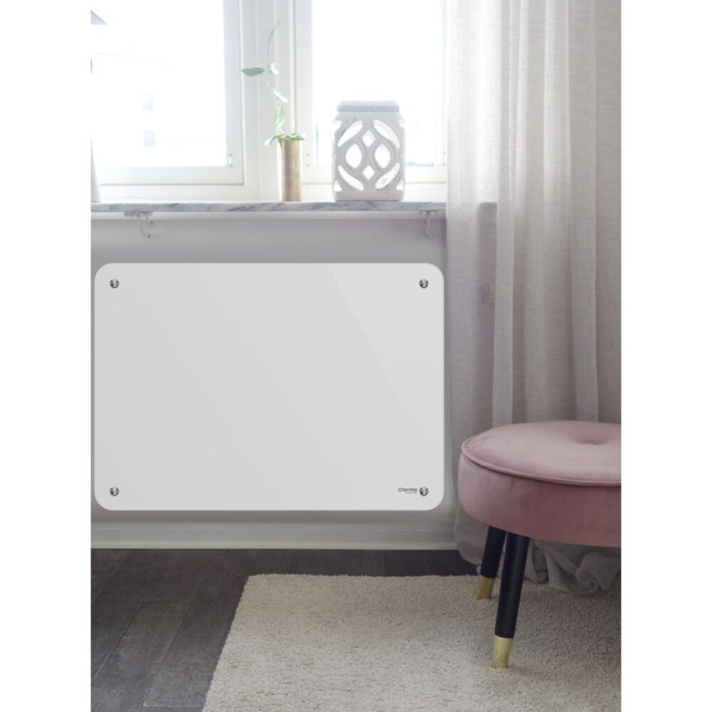 Lasilämmitin Termo ECO 800 W valkoinen 67 x 4,9 x 42,5 cm