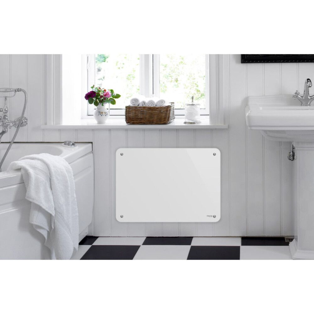 Lasilämmitin Termo ECO 800 W valkoinen 67 x 4,9 x 42,5 cm