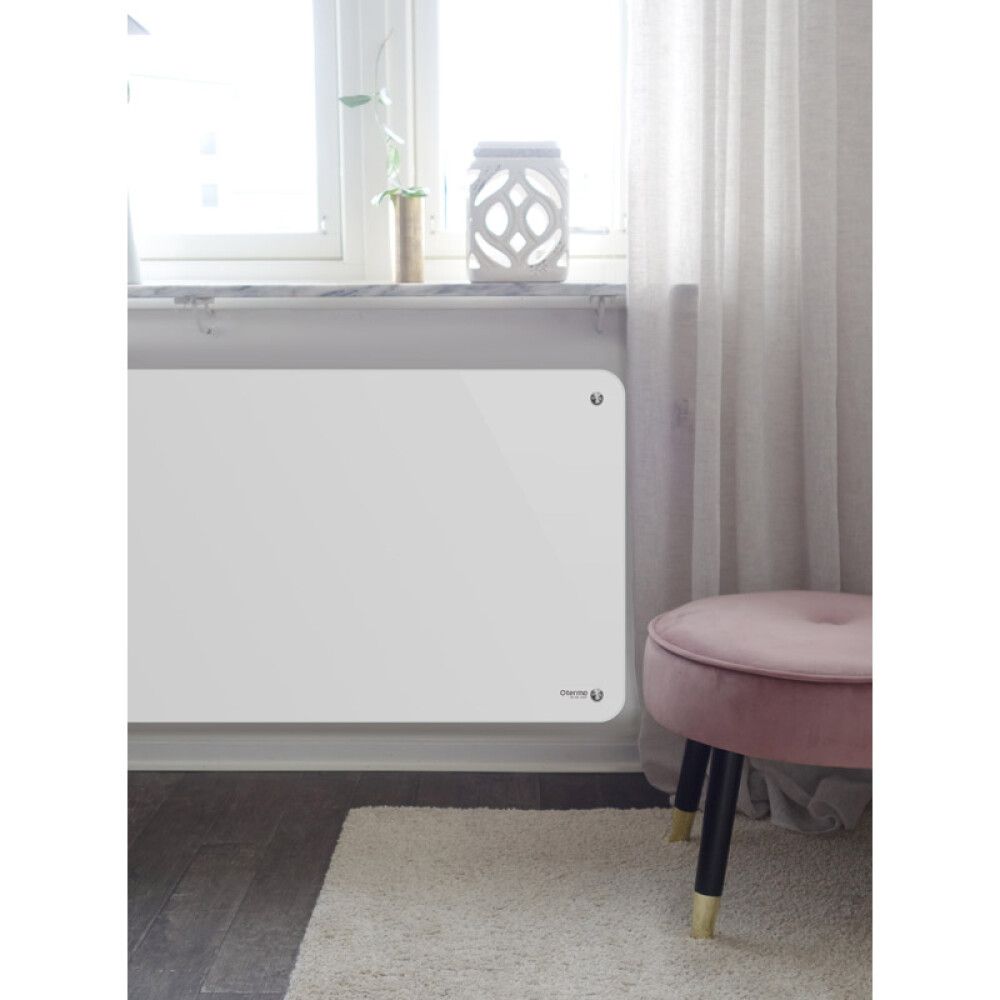 Lasilämmitin Termo ECO 1000 W valkoinen 84 x 4,9 x 42,5 cm