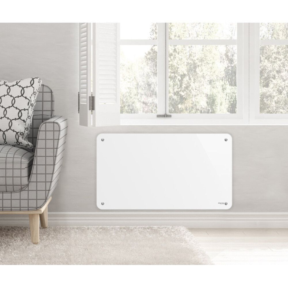 Lasilämmitin Termo ECO 1000 W valkoinen 84 x 4,9 x 42,5 cm