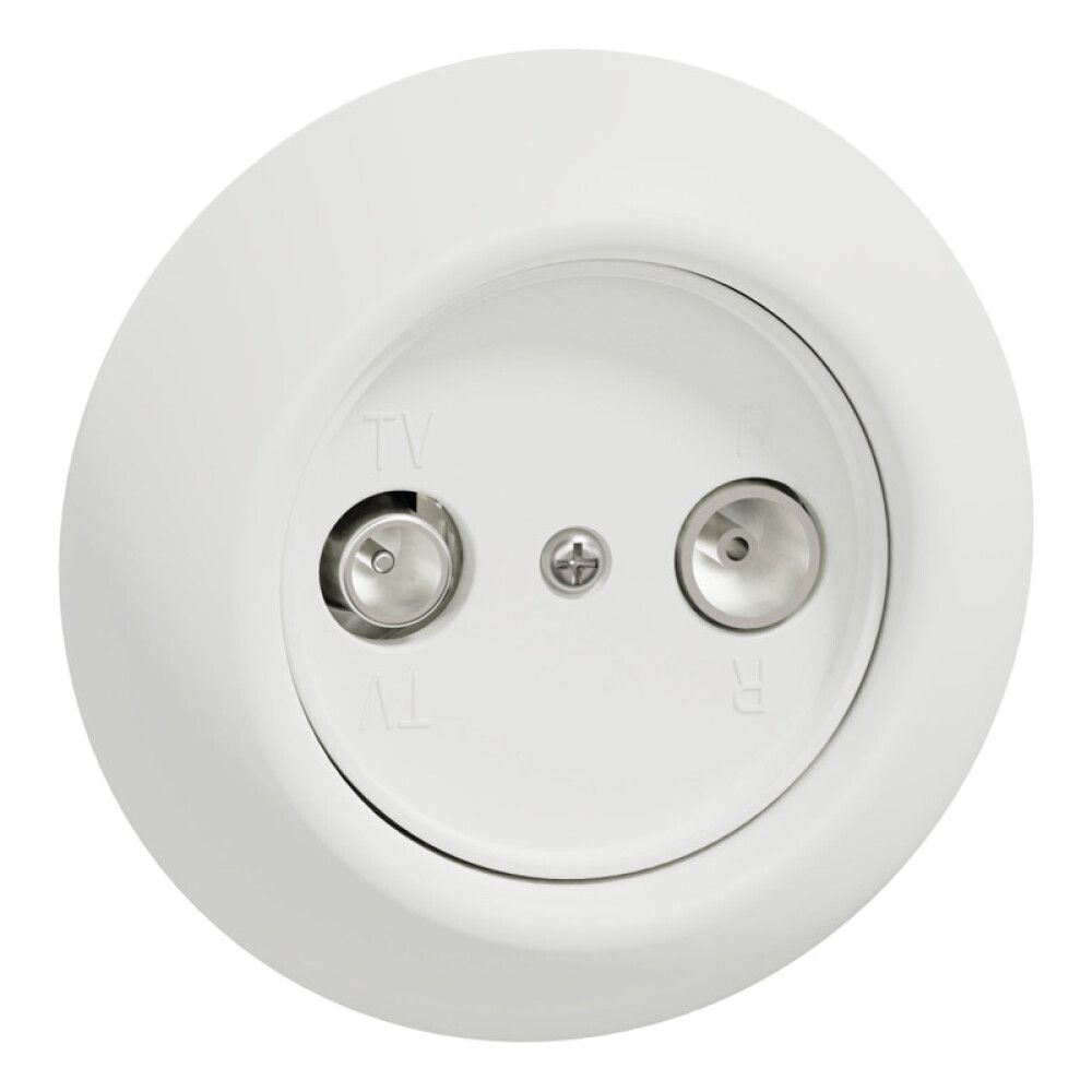 Antennirasia Schneider Electric Renova Valkoinen