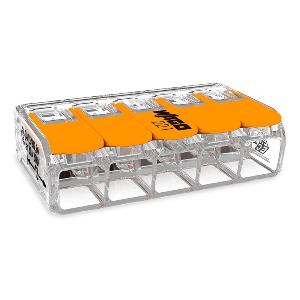 Rasialiitin Wago 221-615 VIPU 5-N,0.5-6mm2