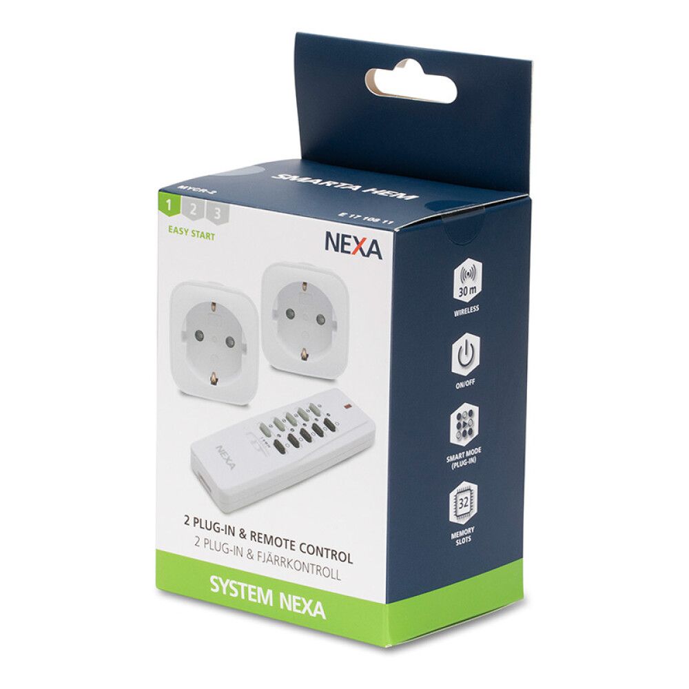 Älypistorasia Nexa MYCR-1 2 kpl