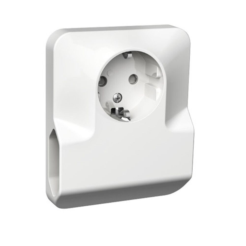 Kombipistorasia Schneider Electric Exxact 1 + 2 -osainen Valkoinen