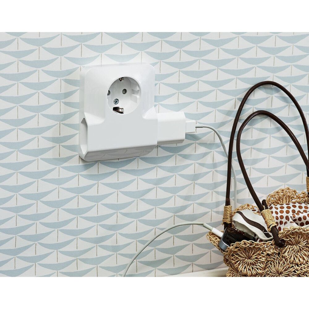 Kombipistorasia Schneider Electric Exxact 1 + 2 -osainen Valkoinen