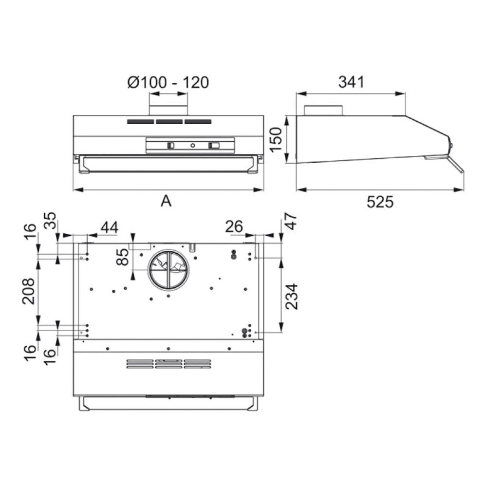 Liesituuletin Franke Classic F741 FTT 632F 60 cm