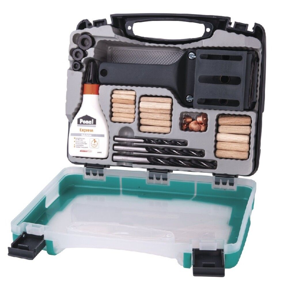 Puutappisarja Wolfcraft 6/8/10 mm