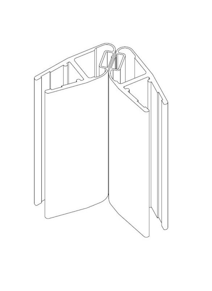 Magneettitiivistepari Camargue 2 m x 6 mm