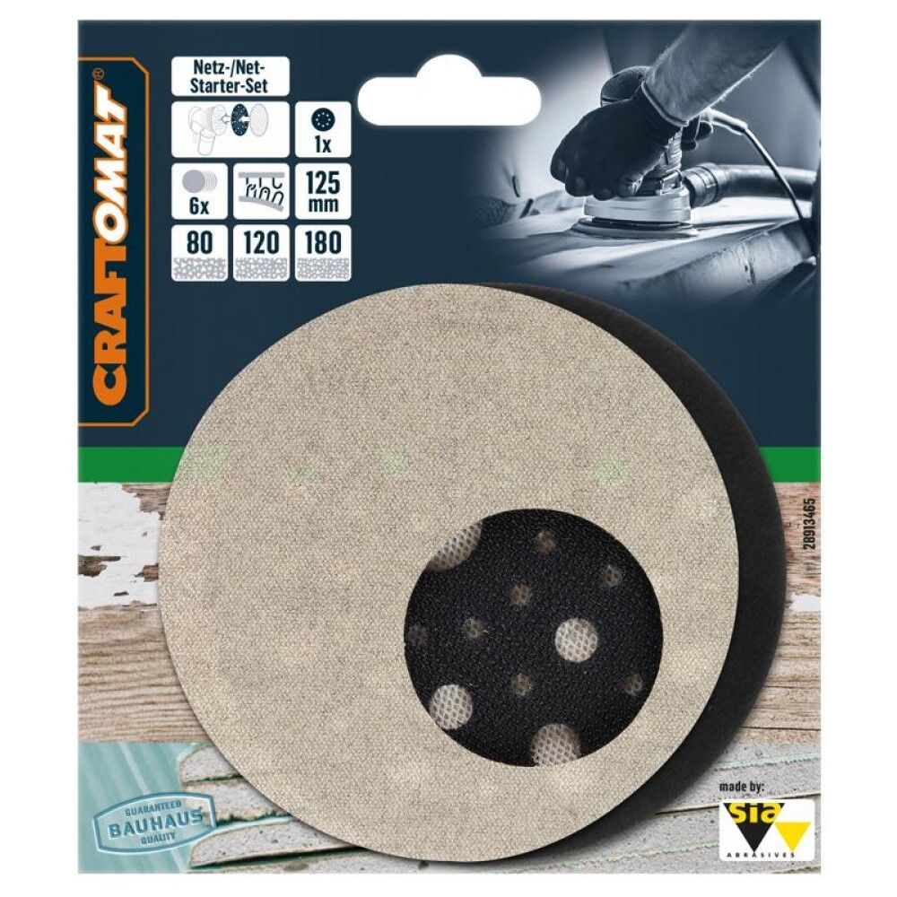 Hiomapaperisarja Craftomat K80-180 Ø125 mm