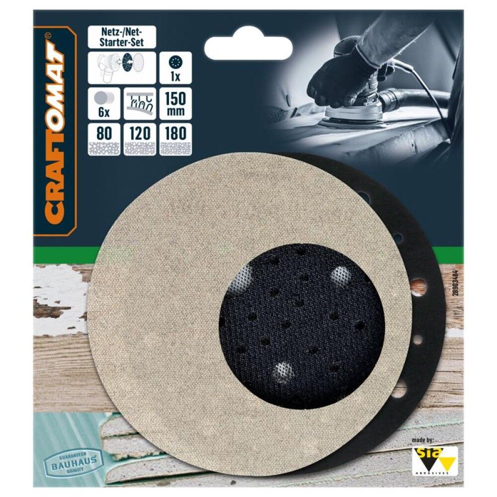 Hiomapaperisarja Craftomat K80-180 Ø150 mm