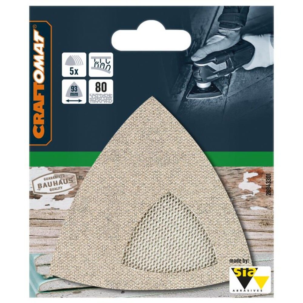 Hiomapaperi Craftomat K80 93x93 mm