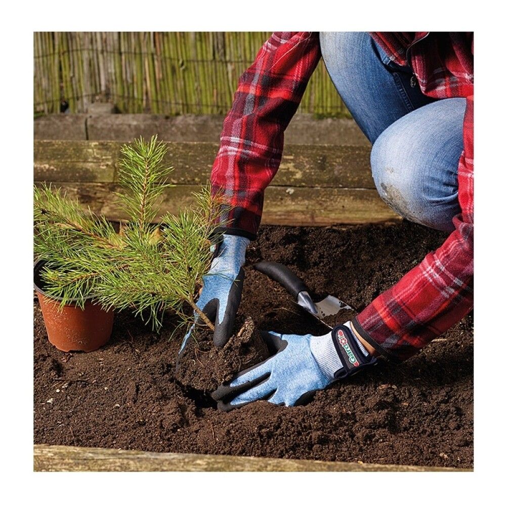 Puutarhakäsine Gardol viiltosuojattu sininen