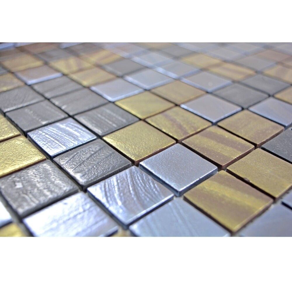 Mosaiikkilaatta Fliesen Quadrat Eco Mix monivärinen 31,5 x 31,5 cm