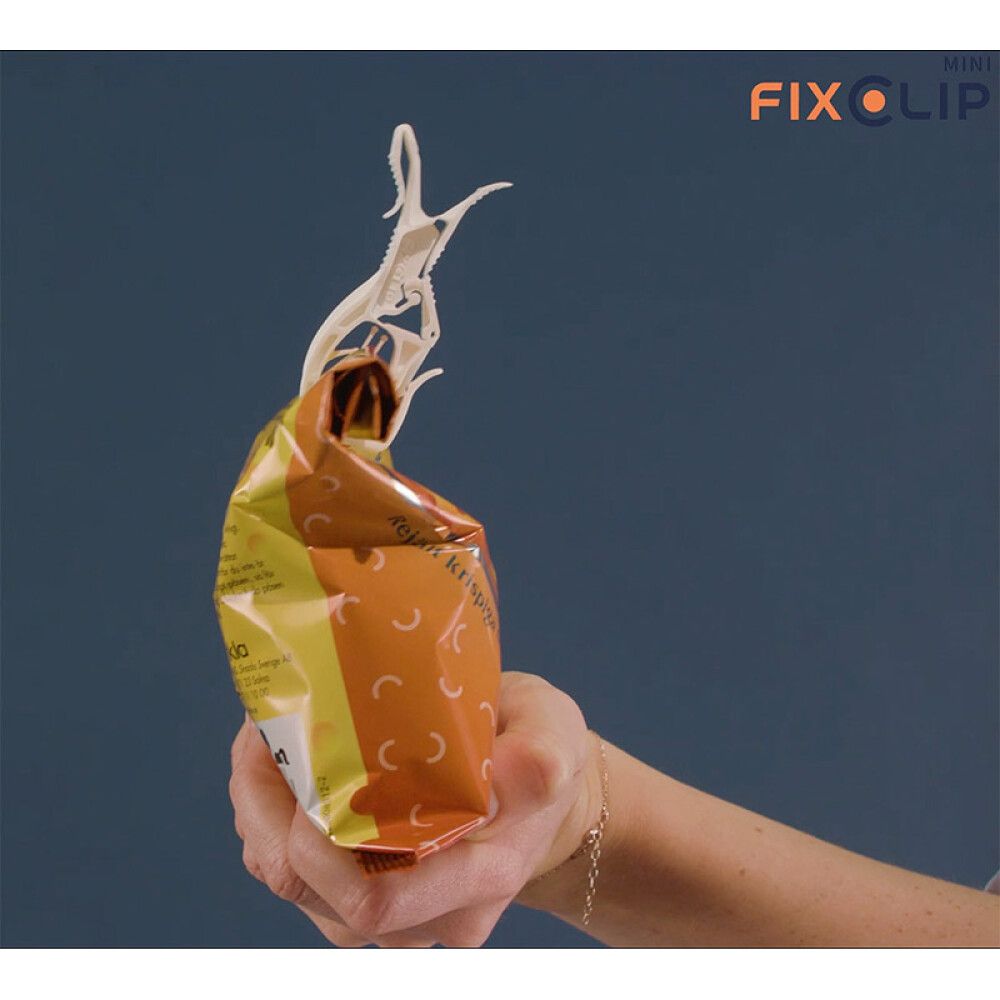 Klipsi Fixclip Mini valkoinen 16 kpl/pkt