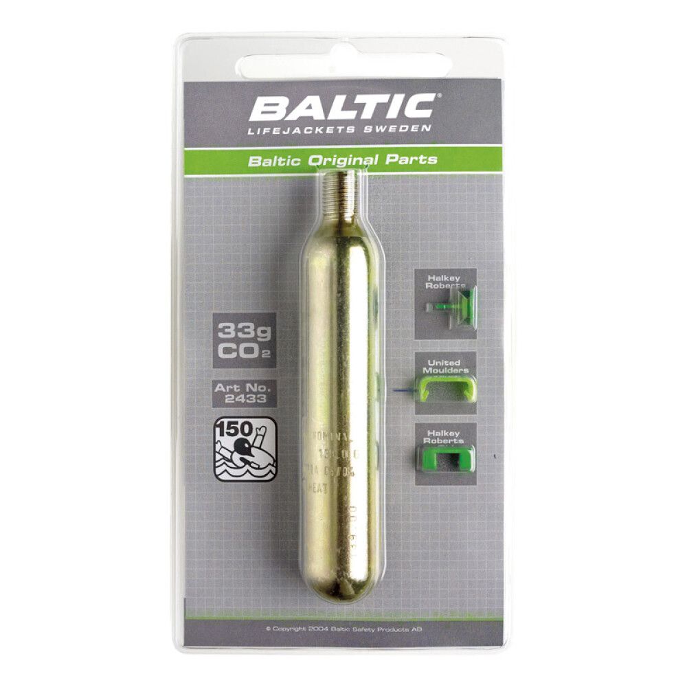 CO2 kaasupatruuna paukkuliiveihin Baltic 33 g