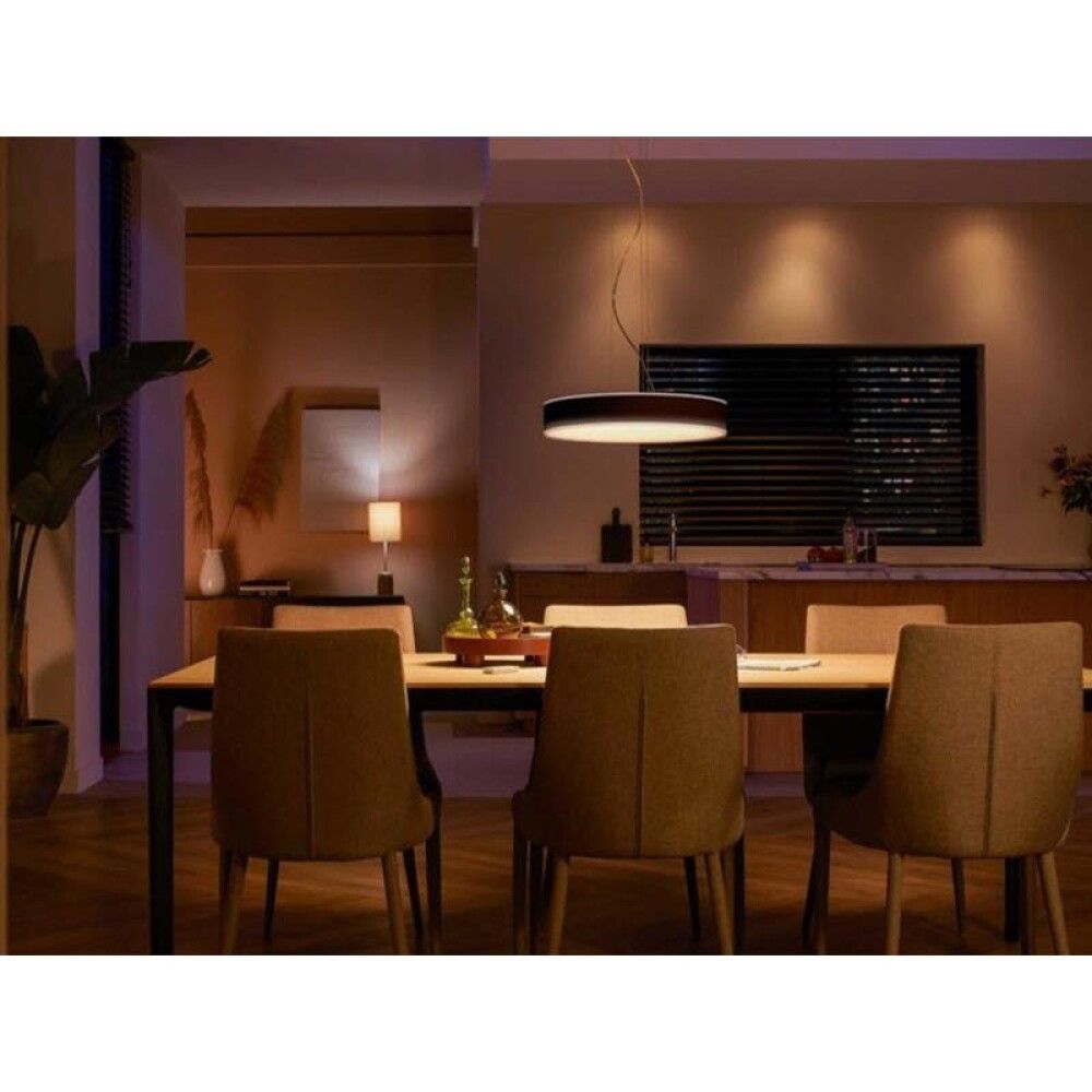 Riippuvalaisin Philips Hue Enrave musta Ø 42,5 cm