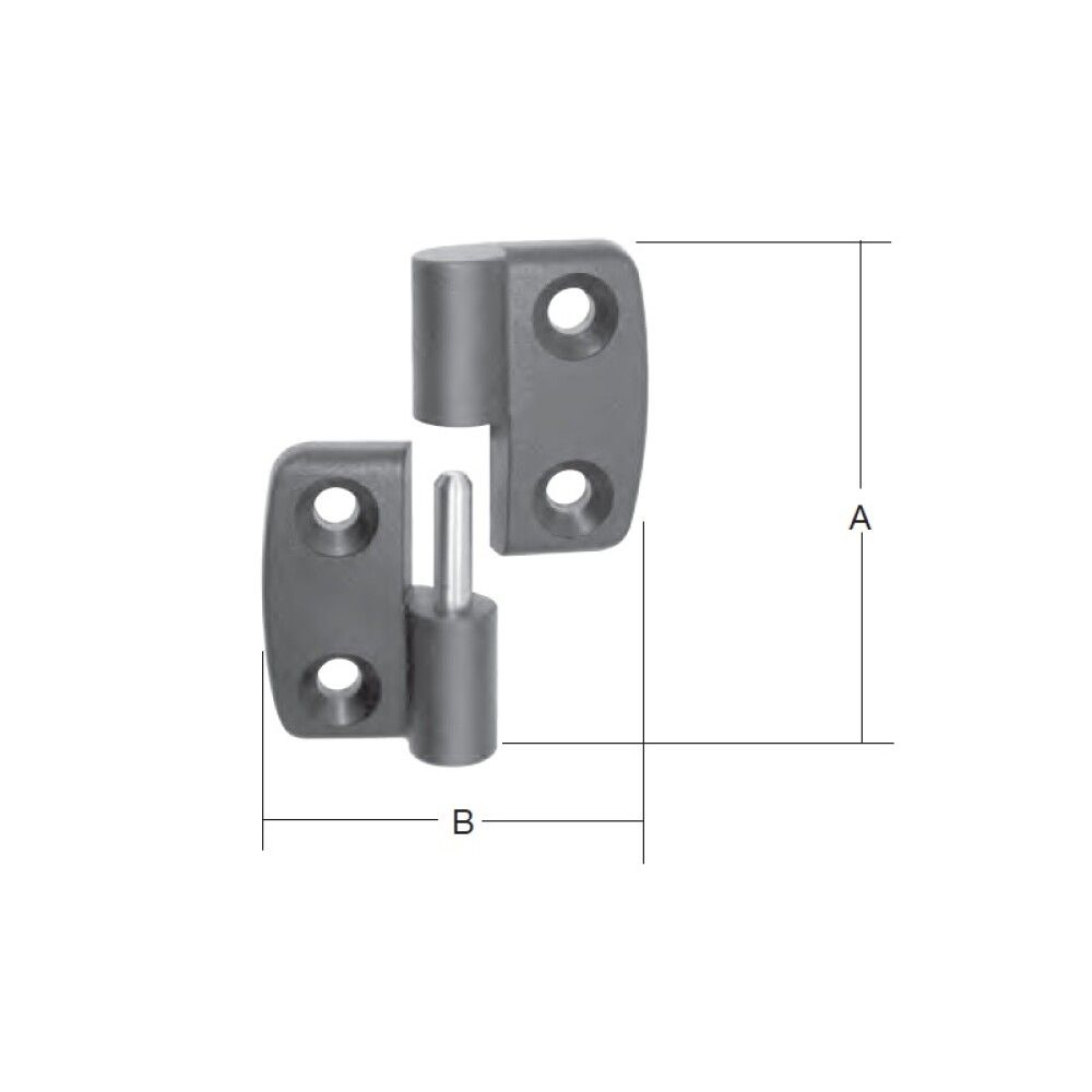 Nostosarana 48 x 58 mm oikea musta polyamidi