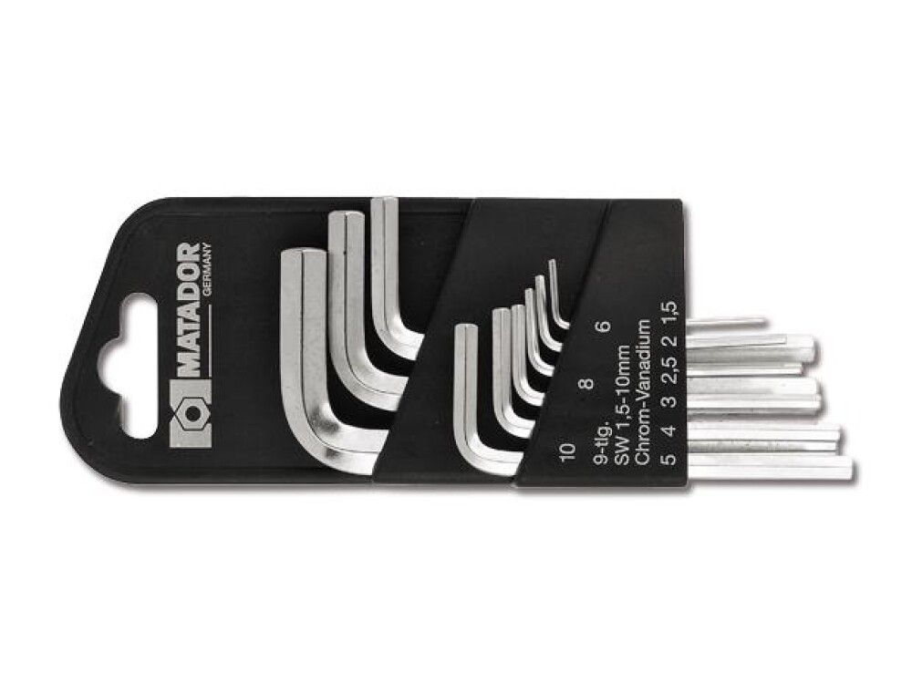 Kuusiokoloavainsarja Matador 1,5 - 10 mm 9-os.