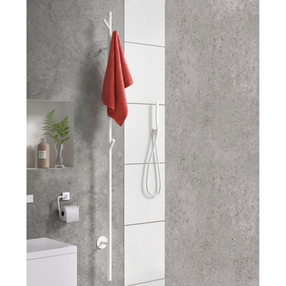 Pyyhekuivain Smedbo Dry FX710 Mattavalkoinen RST 107 x 80 x 1720 mm