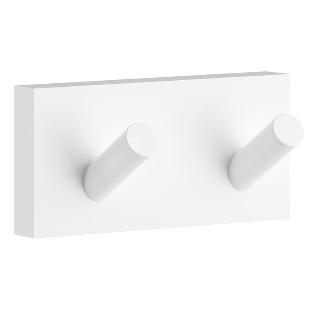 Kaksoispyyhekoukku Smedbo House Mattavalkoinen RX356