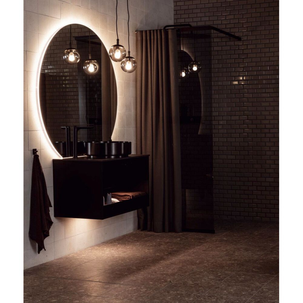 LED-valopeili Svedbergs Valje leikattu ympyrä 120 x 112 x 3,2 cm