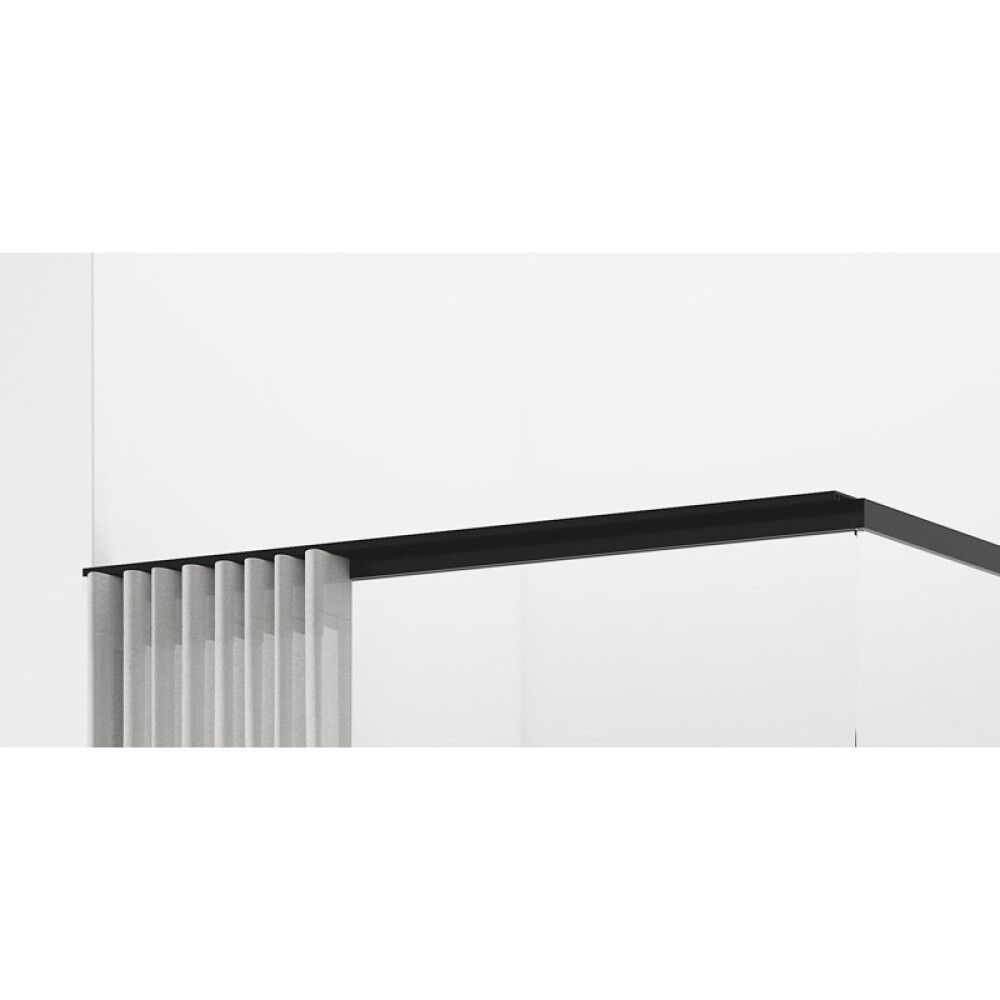 Suihkuverhotanko Svedbergs 90 cm Mattamusta