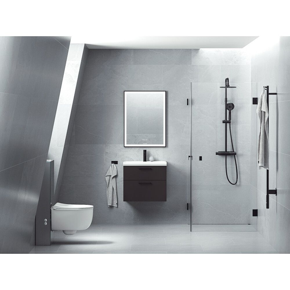 Suihkukokonaisuus Svedbergs Yding mattamusta