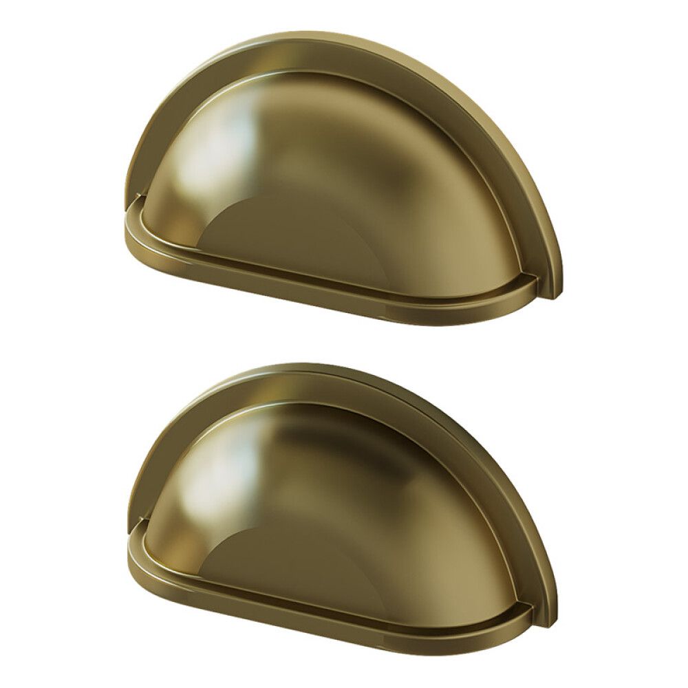 Käepidemed Camargue Skärgård D 8 cm harjattu messinki 2 kpl