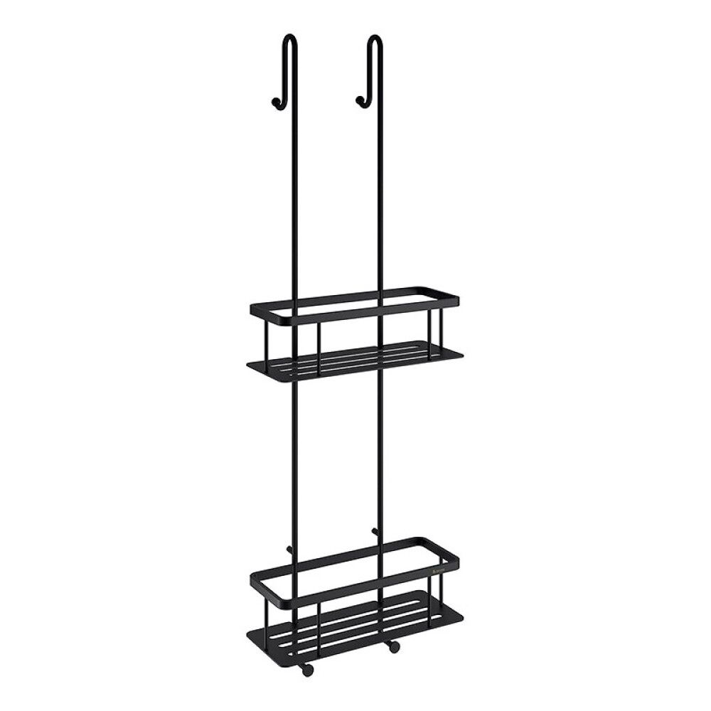 Kaksoiskori Suihkuseinään Smedbo Mattamusta DB3041