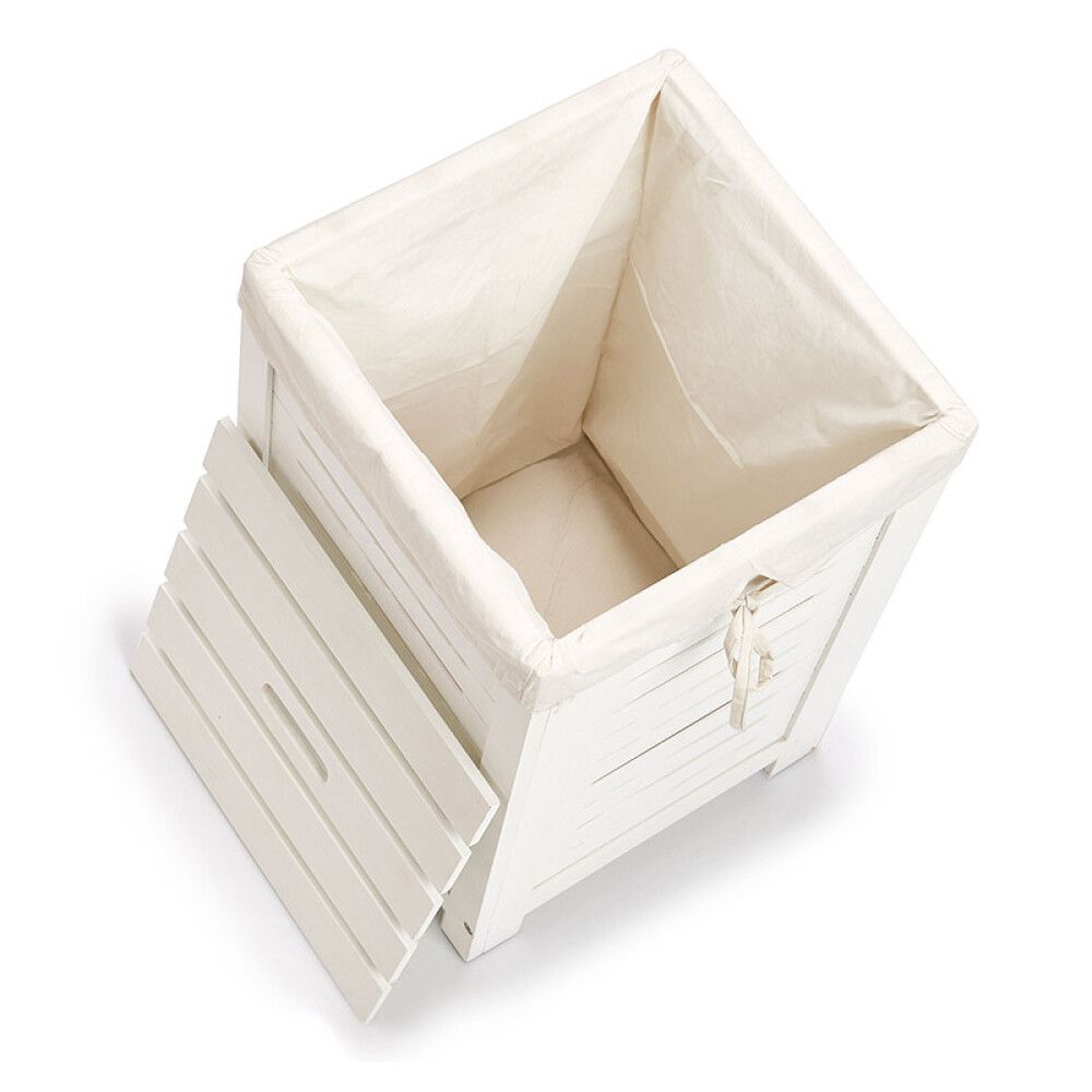 Pyykkikori Zeller Valkoinen