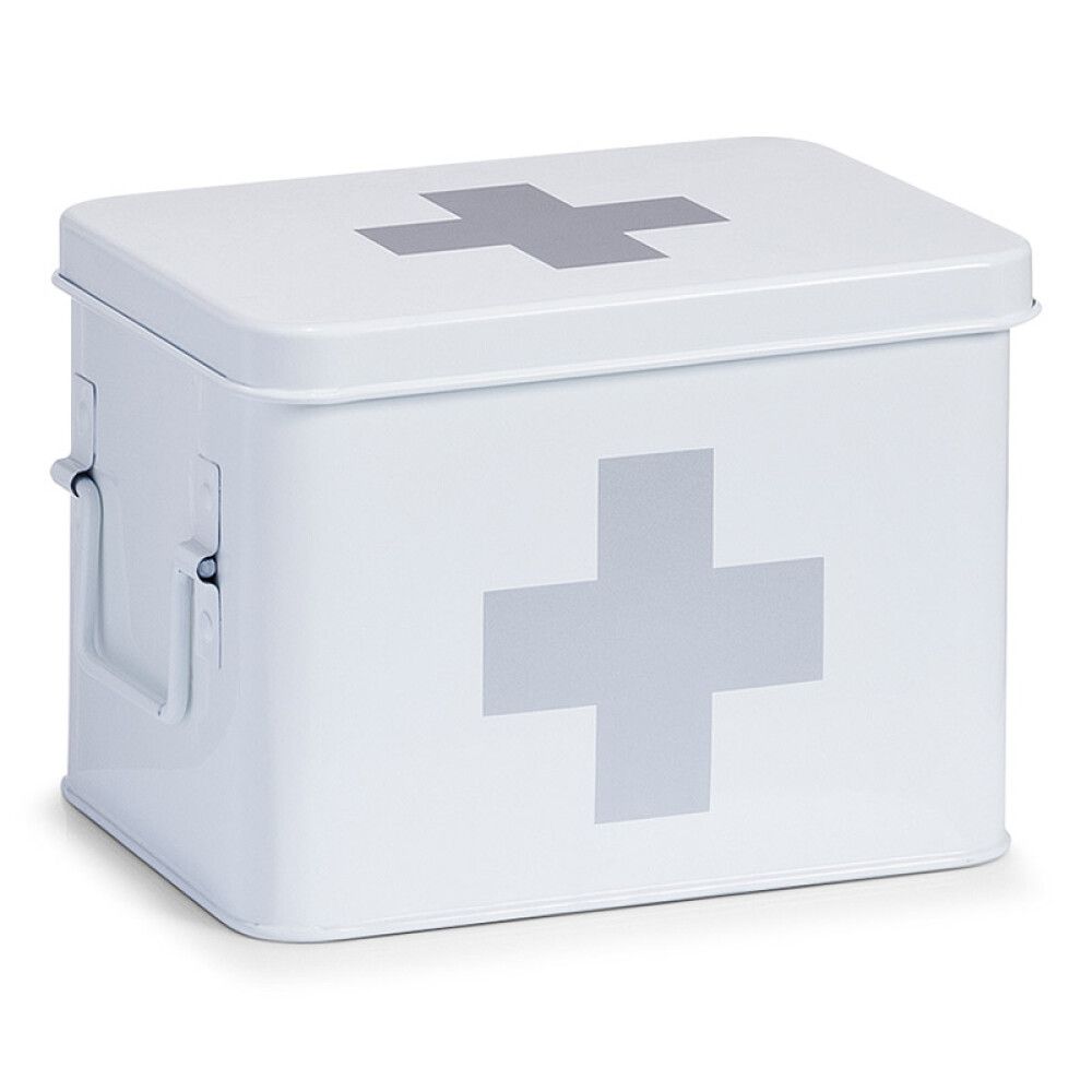 Lääkerasia Zeller Valkoinen 21,5 x 16 x 16 cm