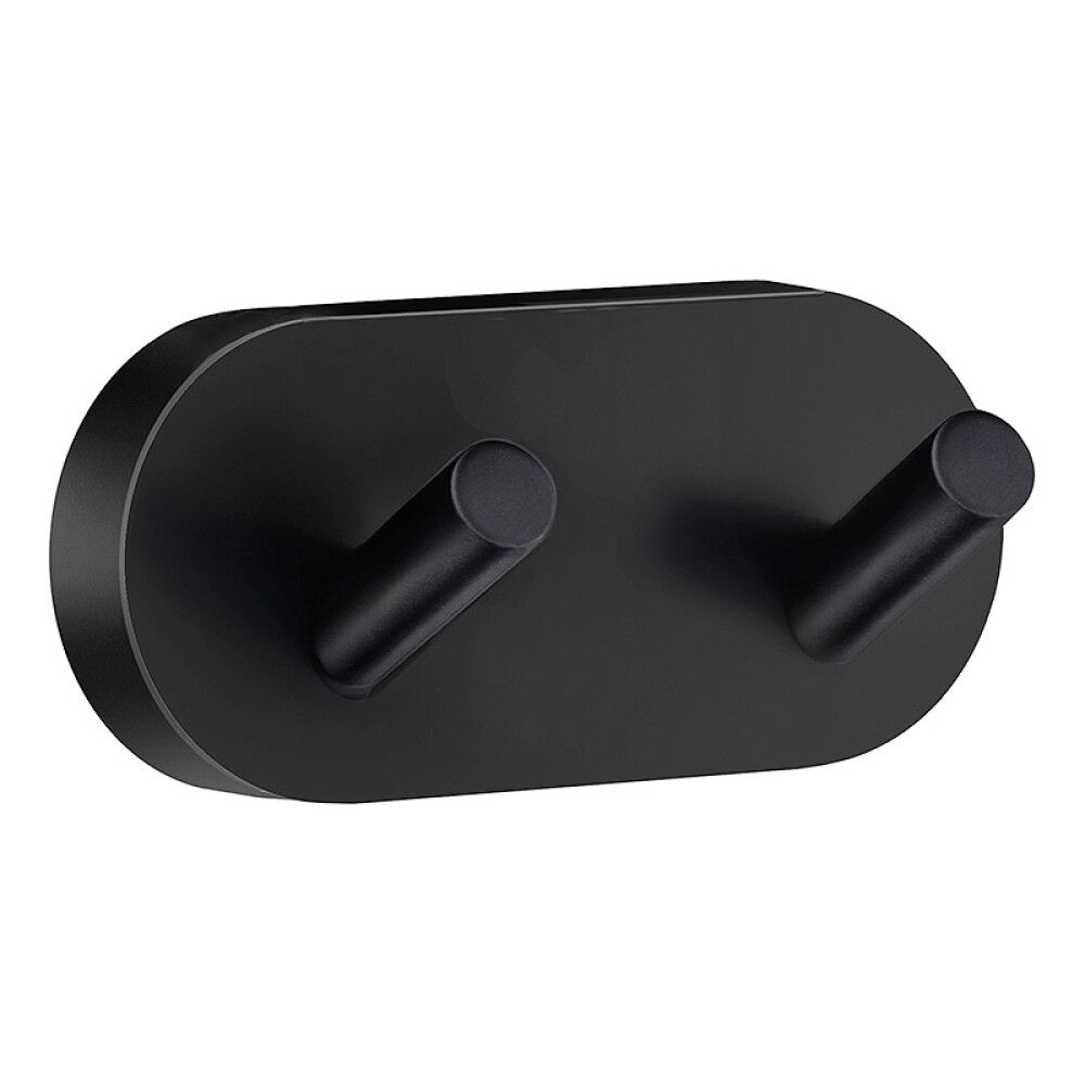 Kaksoispyyhekoukku Smedbo Home HB356 Mattamusta