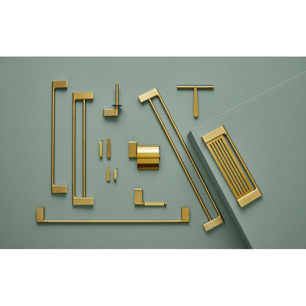 Pyyhekoukkupari Pressalit Style 110 mm, useita värivaihtoehtoja Harjattu messinki