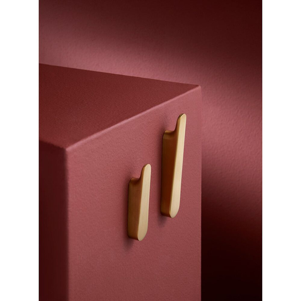 Pyyhekoukkupari Pressalit Style 75 mm, useita värivaihtoehtoja Harjattu messinki