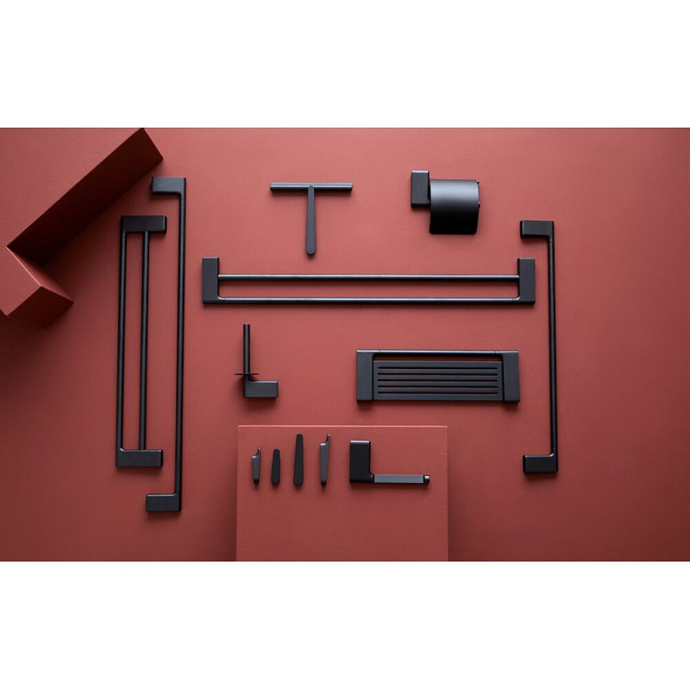 Suihkuhylly Pressalit Style 39 x 12,6 cm, useita värivaihtoehtoja Mattamusta