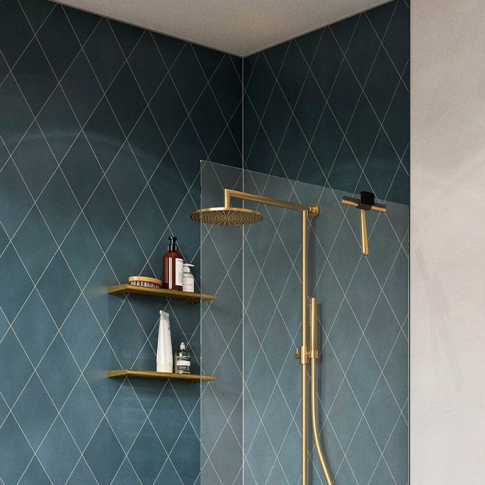 Suihkulasta Pressalit Style 20 x 18,1 cm, useita värivaihtoehtoja Harjattu teräs