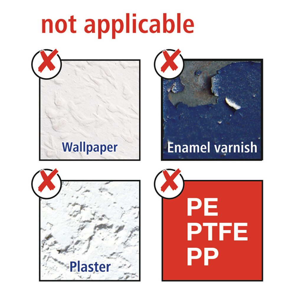 Pyyhekoukku tesa® Moon Ø 5 cm Kromi