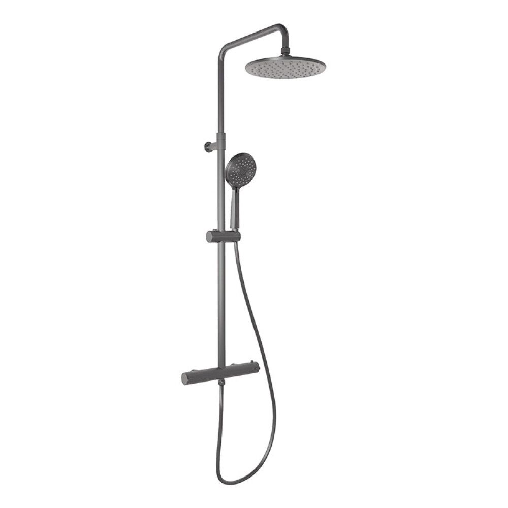 Suihkukokonaisuus Svedbergs Yding lyijynmusta Ø 23 cm