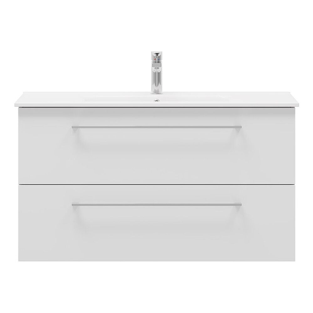 Kalustesetti Camargue Freja mattavalkoinen 100 cm