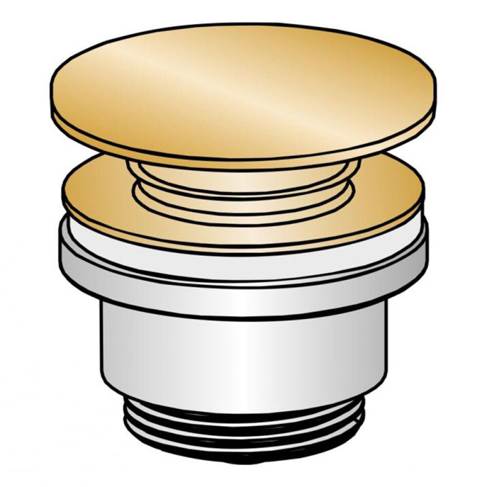 Pohjaventtiili Camargue Hasle Pop-UP matta messinki