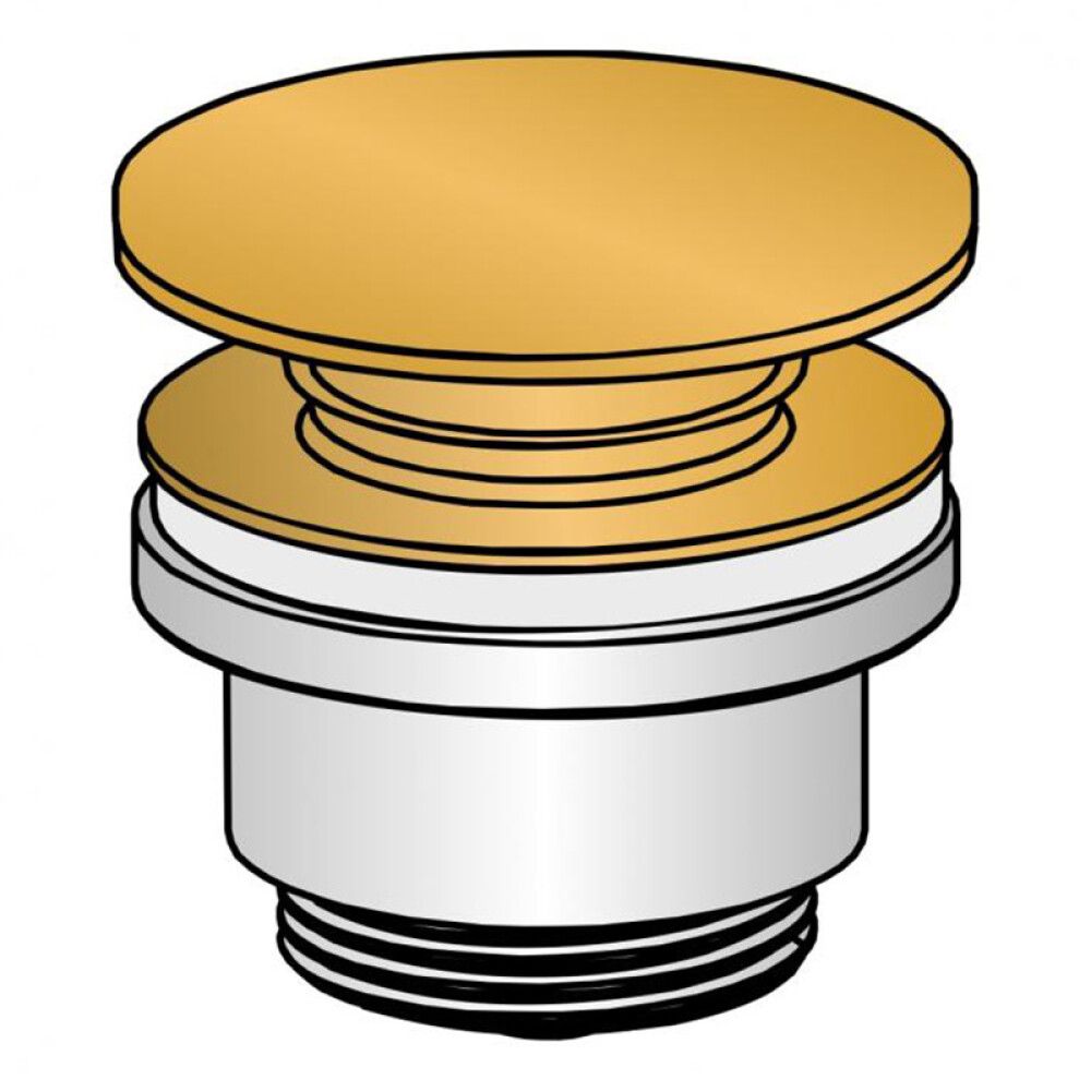 Pohjaventtiili Camargue Hasle Pop-UP kiiltävä messinki