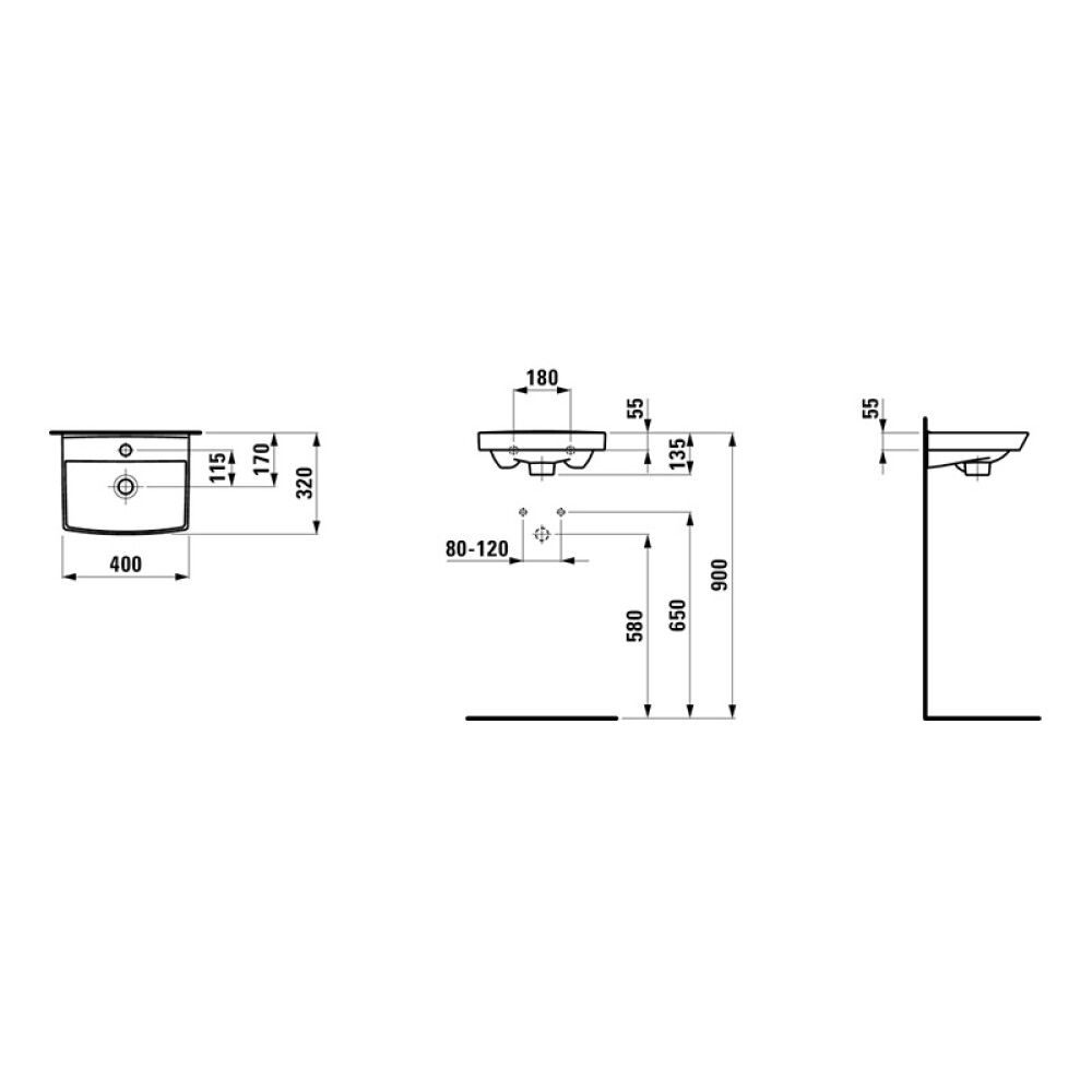 Allas Polaria Pro N 400 valkoinen 40 cm