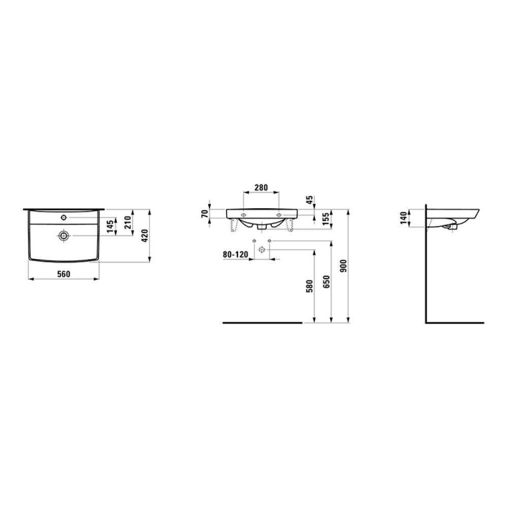 Allas Polaria Pro N 560 valkoinen 56 cm